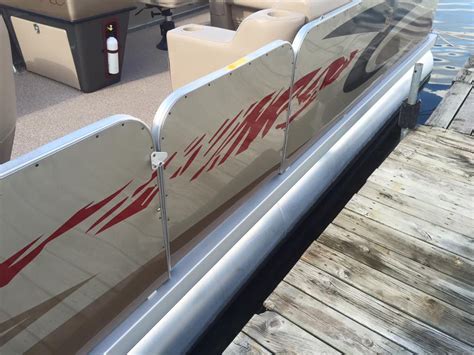 pontoon fencing sheet metal|pontoon boat side panels.